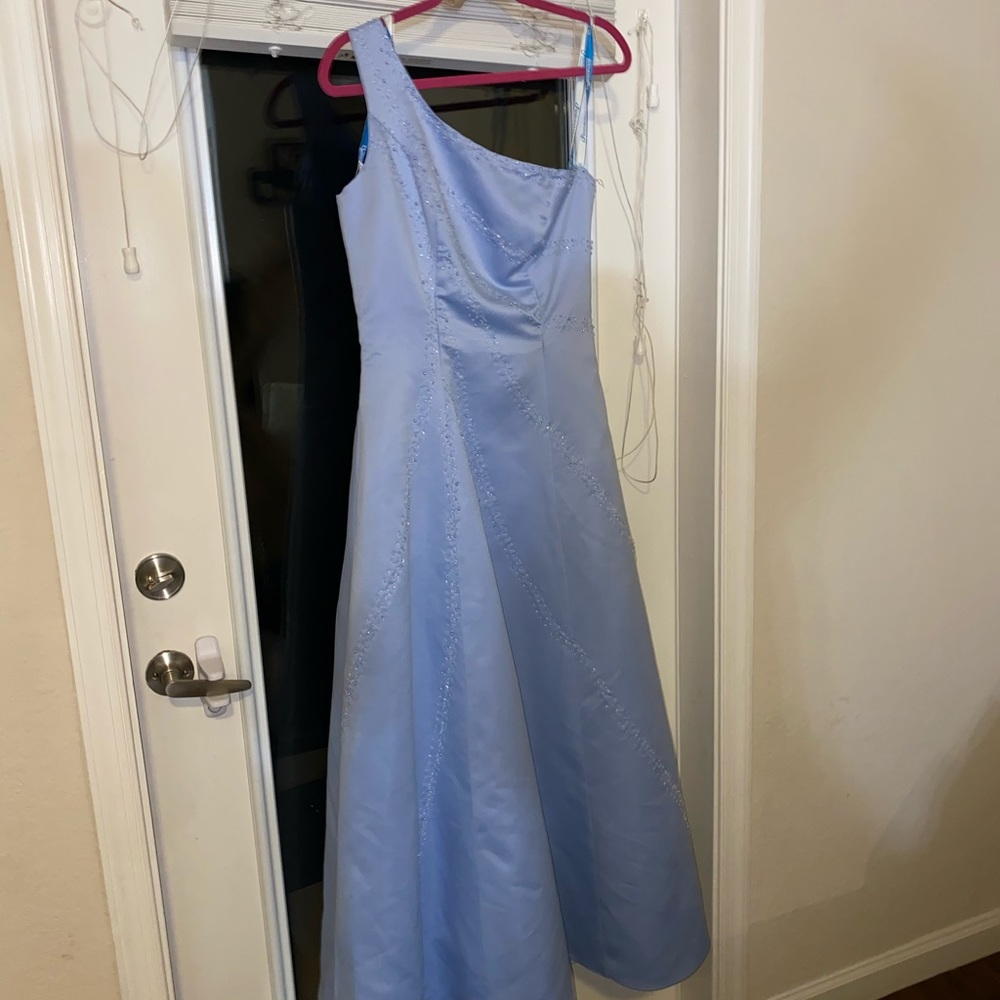 Romantic Bridals Lavender One Shoulder Ball Gown